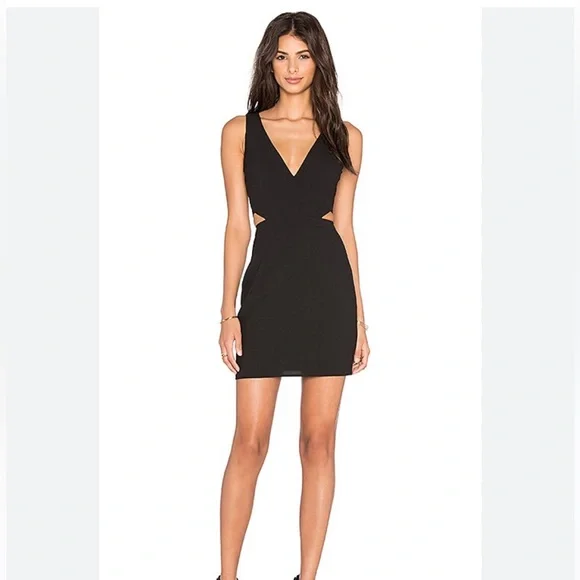 naven cut out dress NBD x Naven Hot Pink Cut Out Dress